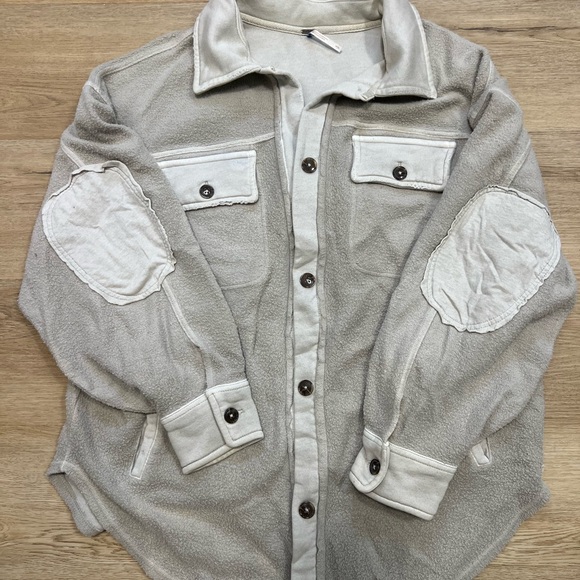 Free People Taupe Ruby Jacket - Picture 1 of 9